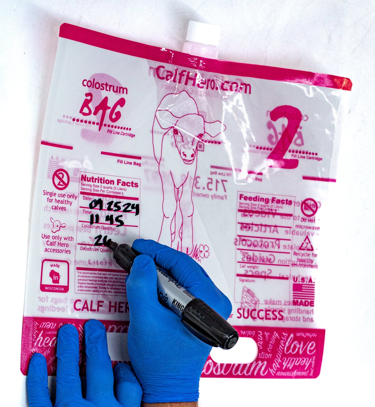 Calf Hero™ Colostrum Bag 2 liters - USA made