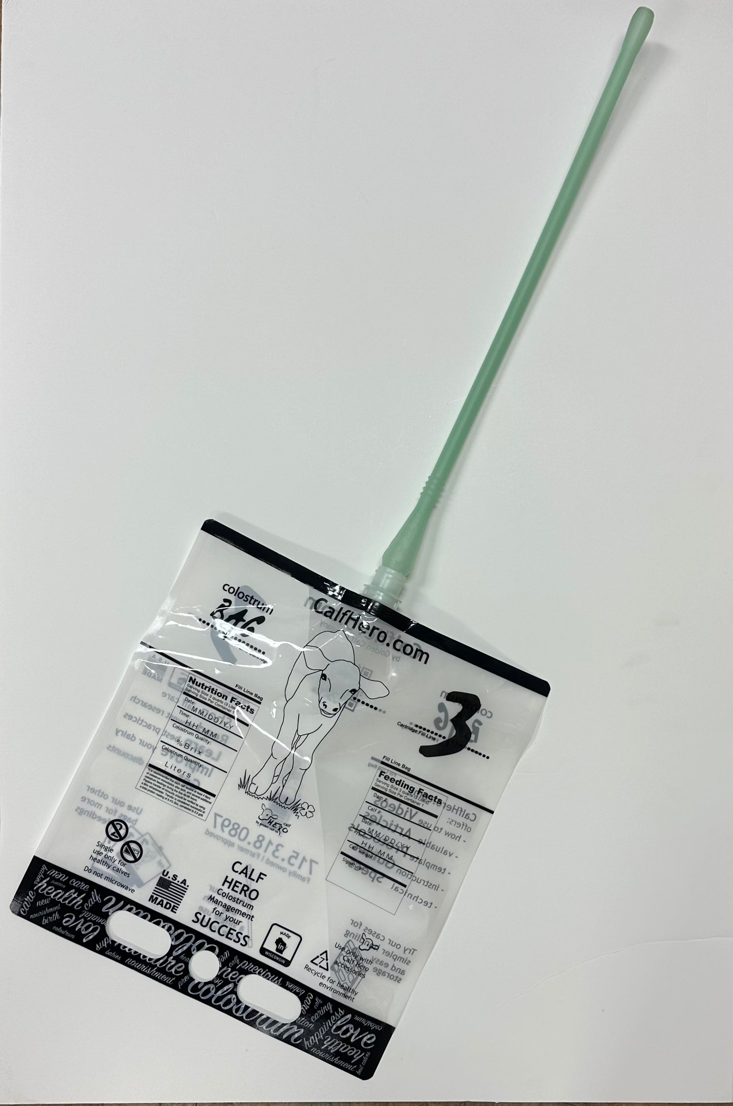 Buy colostrum bag get a snap-in oral feeder