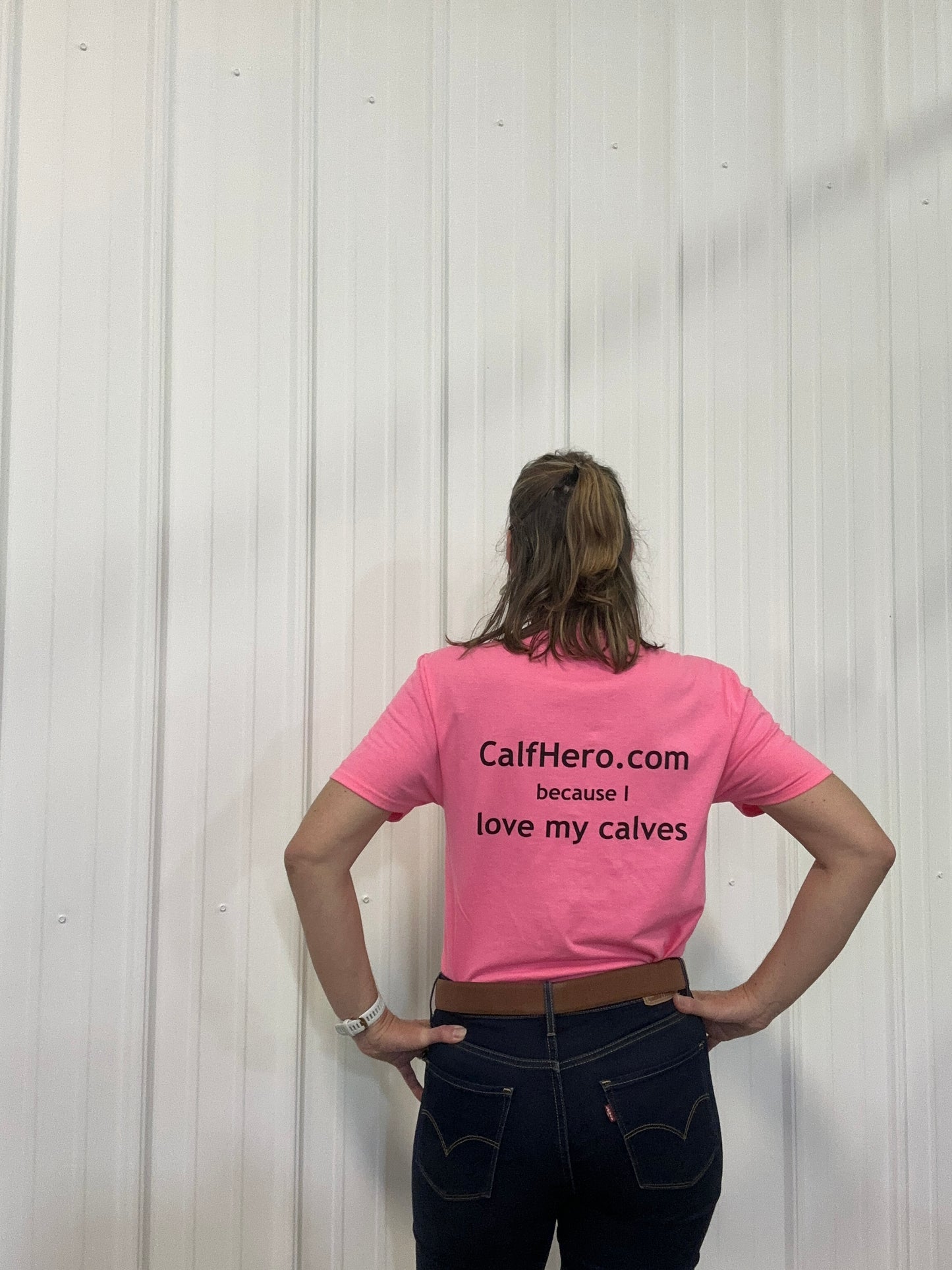 Funny Dairy Farm Graphic T-shirt - CALF LOVE
