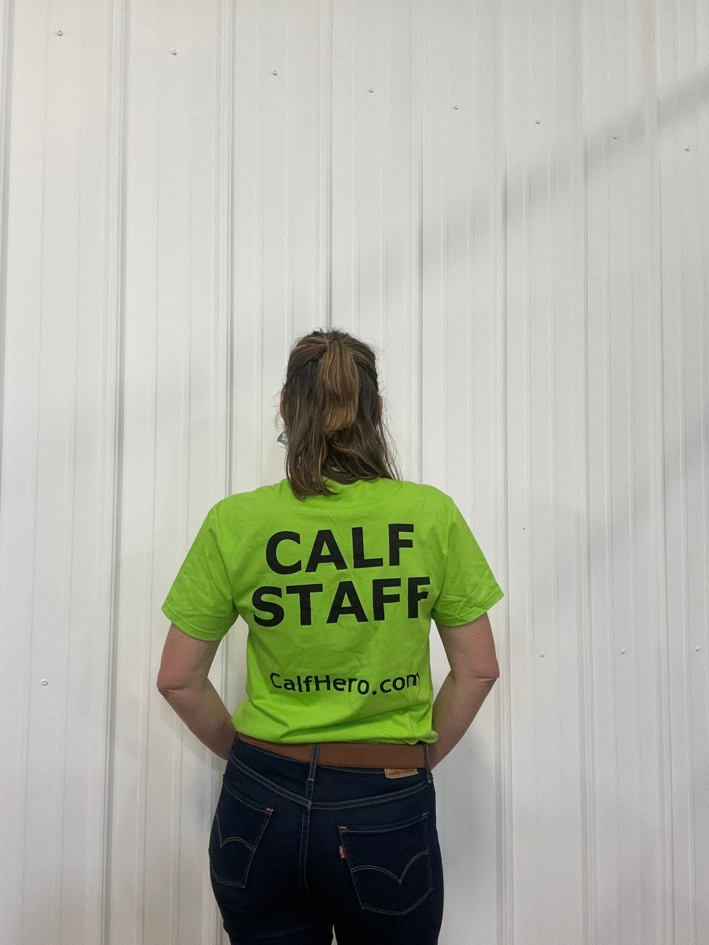 Funny Dairy Farm Graphic T-shirt  - CALF STAFF