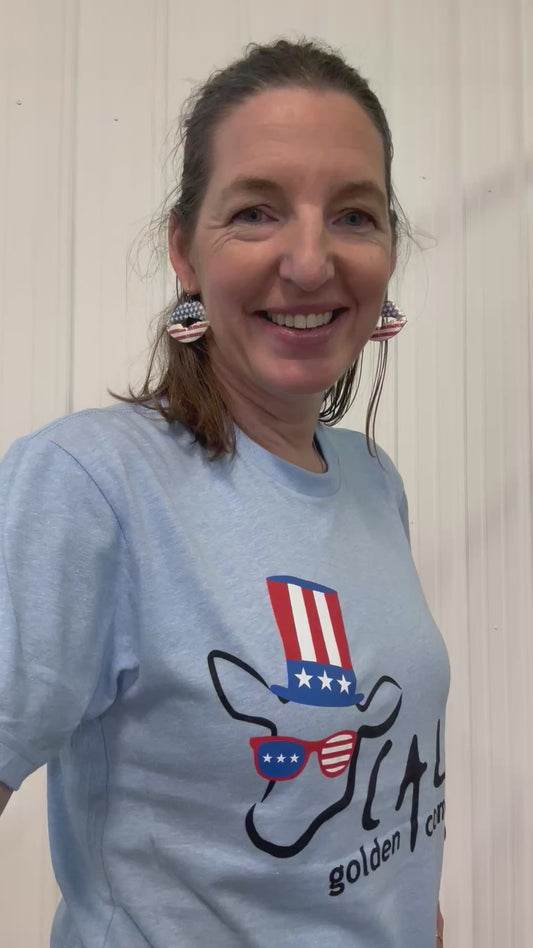 Funny Dairy Farm Graphic T-shirt AMERICAN MADE